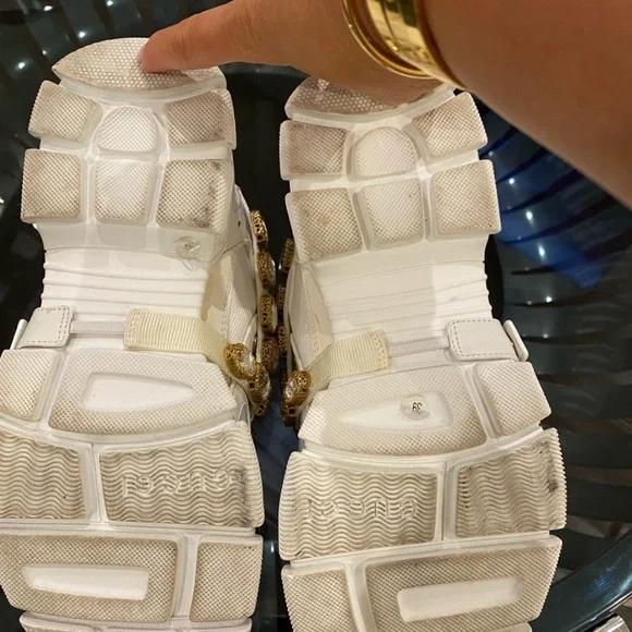 Gucci flashtrek crystal sneaker size 39 - Picture 4 of 4